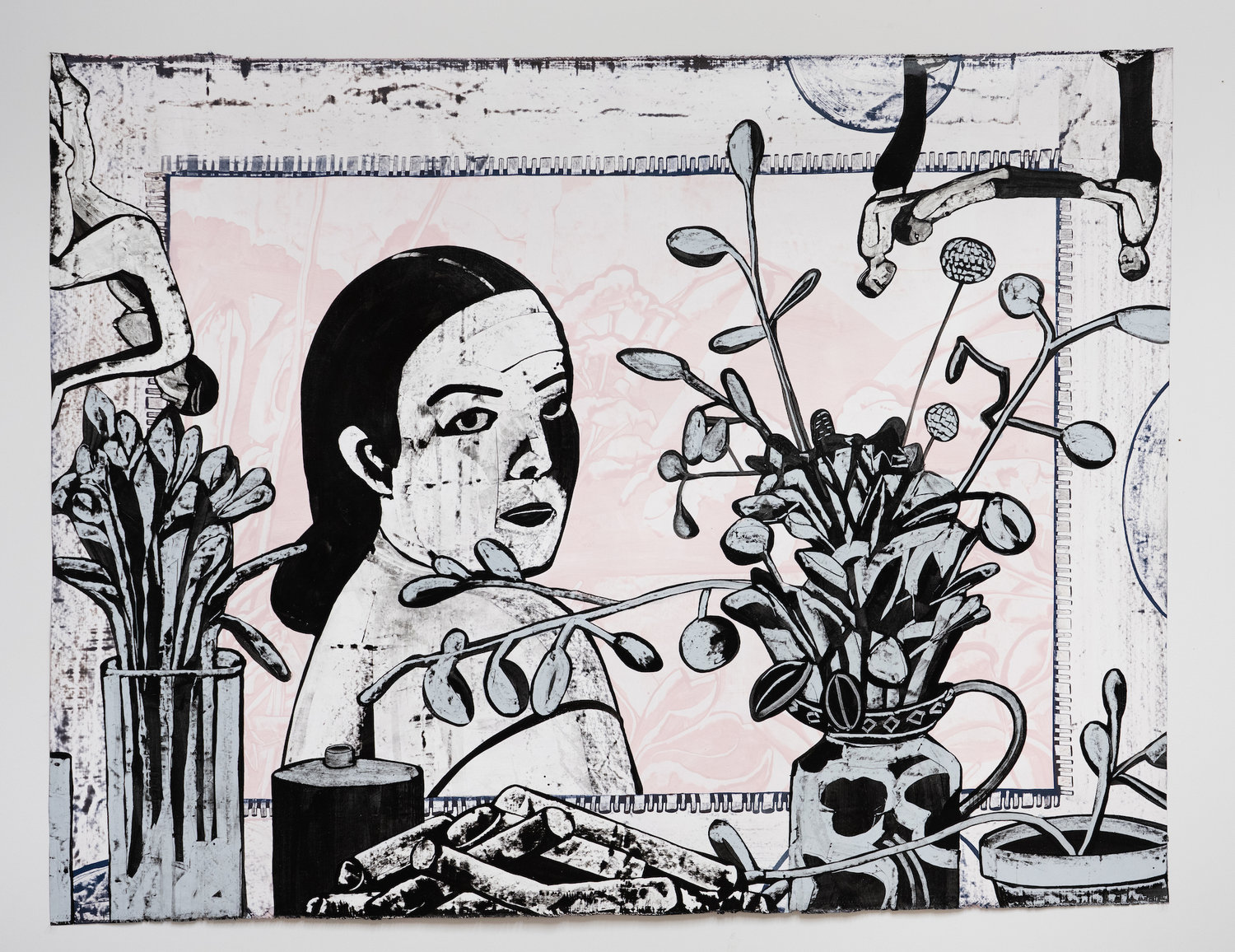 "Laeree with Flowers," by Joey Fauerso