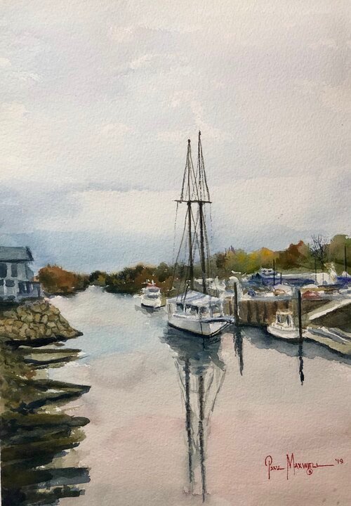 “Kennebunkport Harbor,” by Paul Maxwell