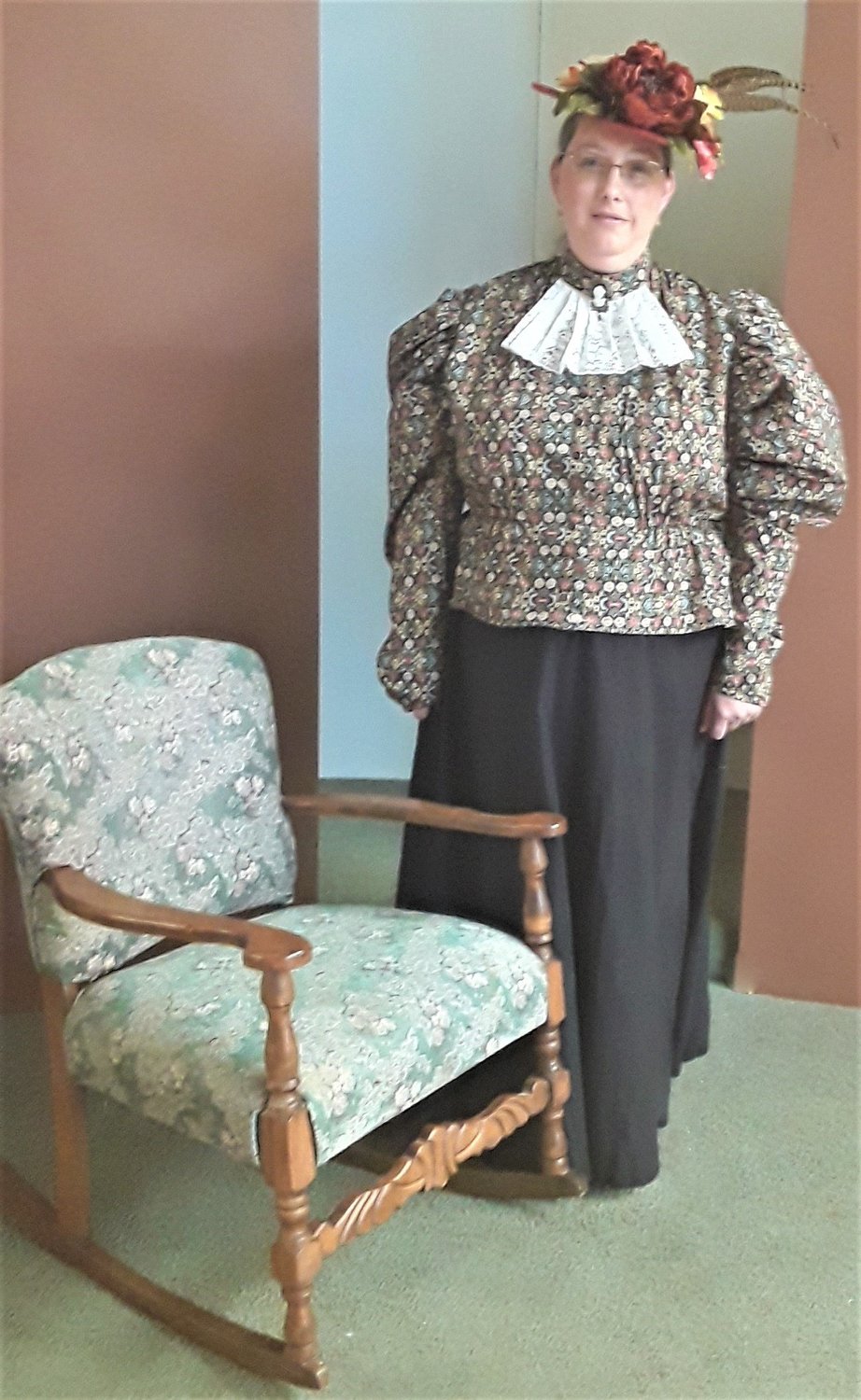 Meghan Berver stars as Lizzie Borden in ToadHall Productions’ “Murderess” at First Christian Church, 1809 El Paseo Road.