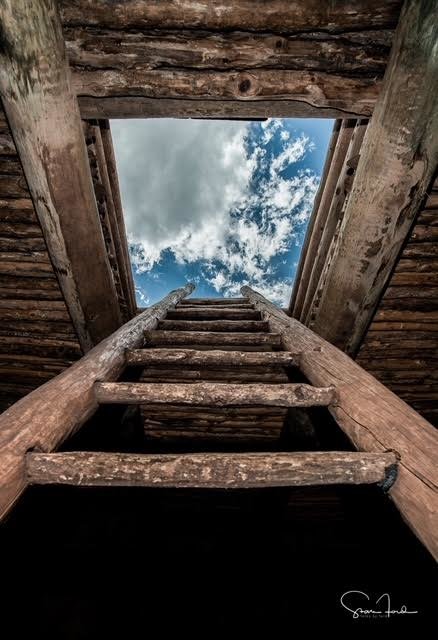 Stan Ford's "Ladder to the Heavens" is featured at Otero Artspace in Alamogordo.