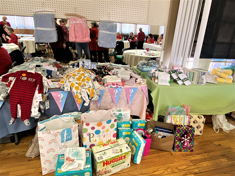 The Progress Club of Las Cruces partners with Christ Child Society to host baby showers, providing layettes (sets of clothing and supplies for newborn babies) given to underprivileged, first-time mothers when they bring their babies home from the hospital.