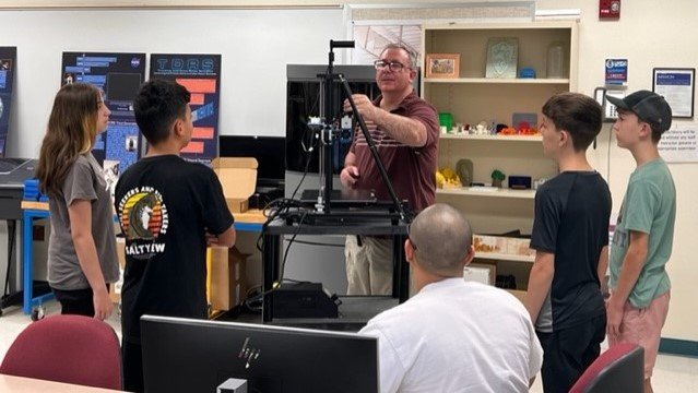 Lynn Middle School students attended Doña Ana Community College’s Quality Control in Additive Manufacturing camp in June in Las Cruces.