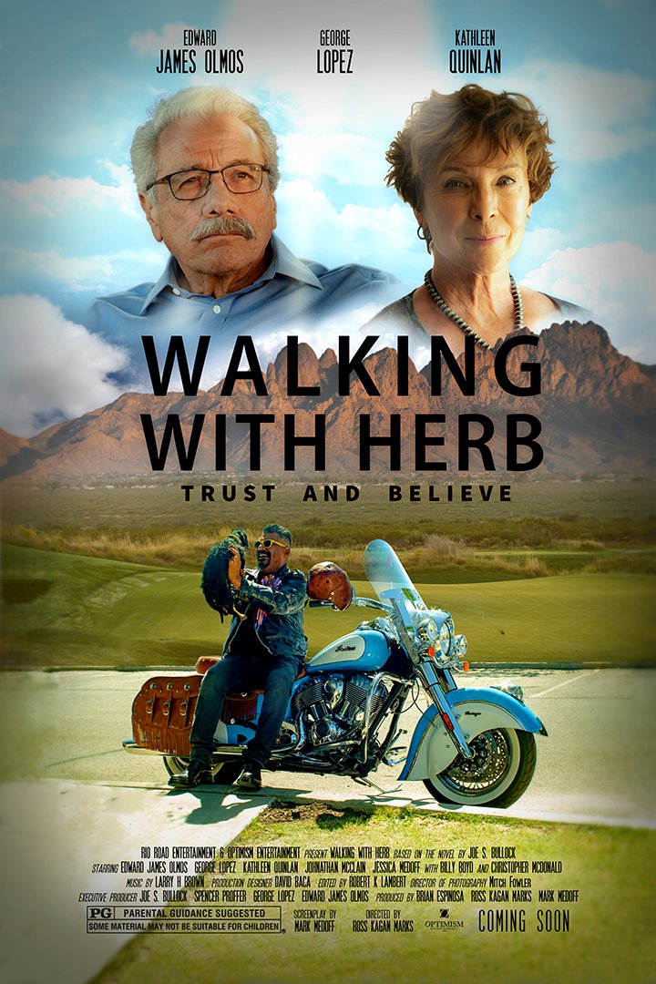 The poster for the movie “Walking with Herb” is seen in this courtesy image.