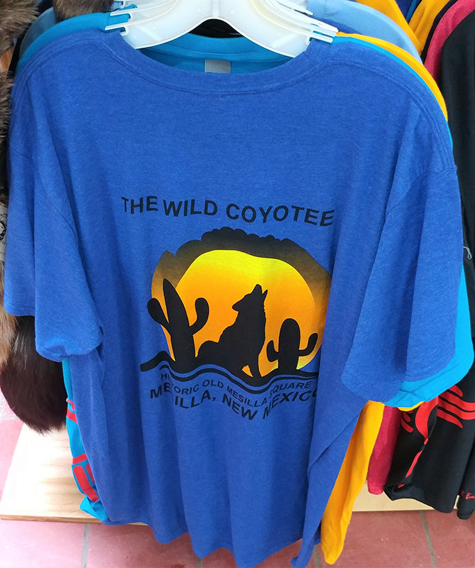 A tee shirt bearing the Wild Coyotee logo.