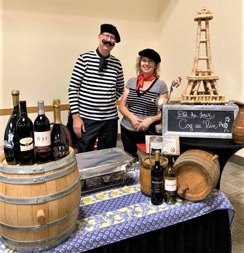 Rob Sharp and Rebecca Lescombes were part of the 2019 Men Who Cook event.