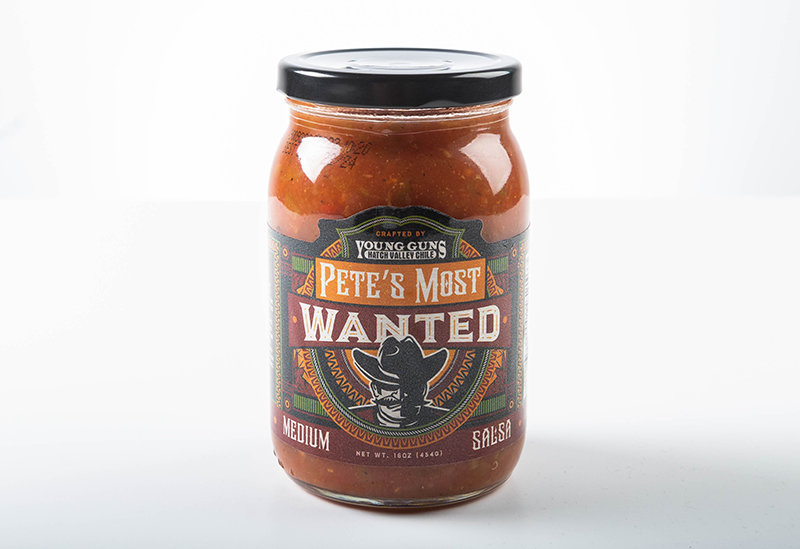 In collaboration with Young Guns Hatch Valley Chile, the salsa is described as having great flavor made with a few simple ingredients: garlic salt, tomato, and world-famous Hatch green chile, which gives it a unique and fresh taste.