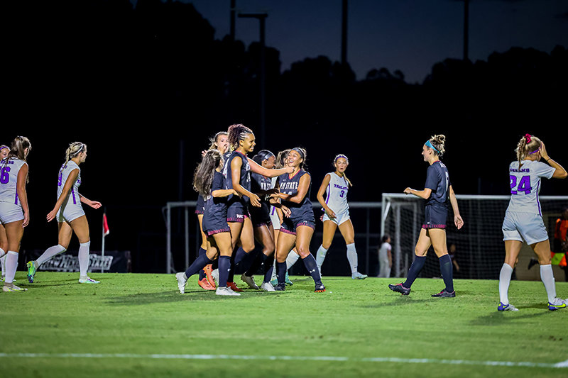 The Aggie women’s soccer team, currently in first place in the Western Athletic Conference, hosts Southern Utah at the NM State Soccer Complex 7 p.m. Friday, Oct. 7.