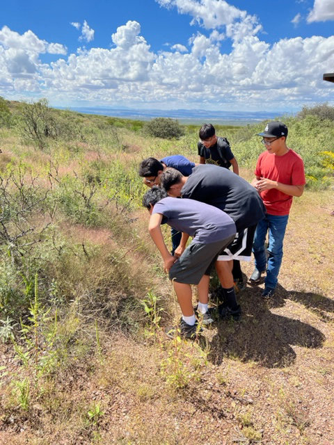 A state grant allows middle schoolers to get up close and personal with the flora and fauna of our desert.