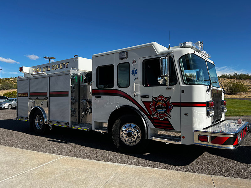 The New Mexico State University Fire Department will unveil its new fire engine – a 2022 Alexis Class A pumper – during a public open house from 9 a.m. to 2 p.m. Friday, Oct. 14, at the NMSU Fire Department on the Las Cruces campus.