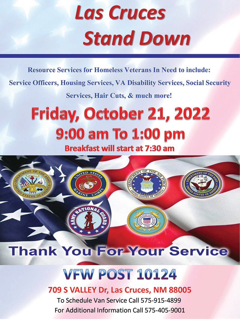 Las Cruces Stand Down for Veterans 2022