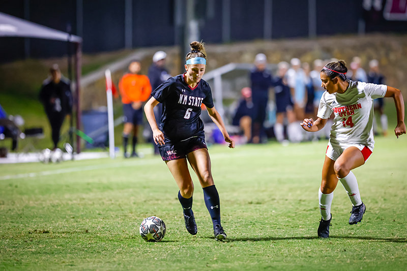 The Aggie women’s soccer team beat Southern Utah 2-0 Oct. 7, to finish its home schedule unbeaten.