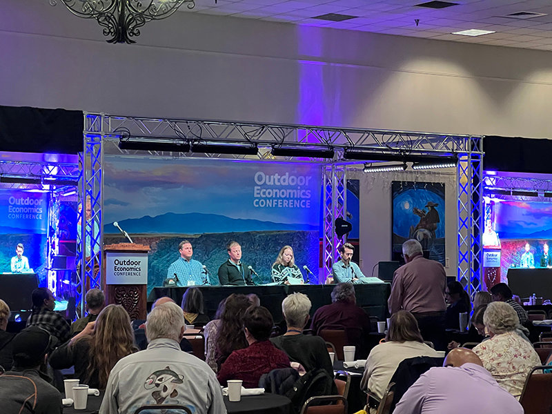 The Outdoor Economics Conference was held in Taos Oct. 5-7. The conference was the biggest yet, with over 350 attendees from all corners of the state, including Las Cruces and Doña Ana County.