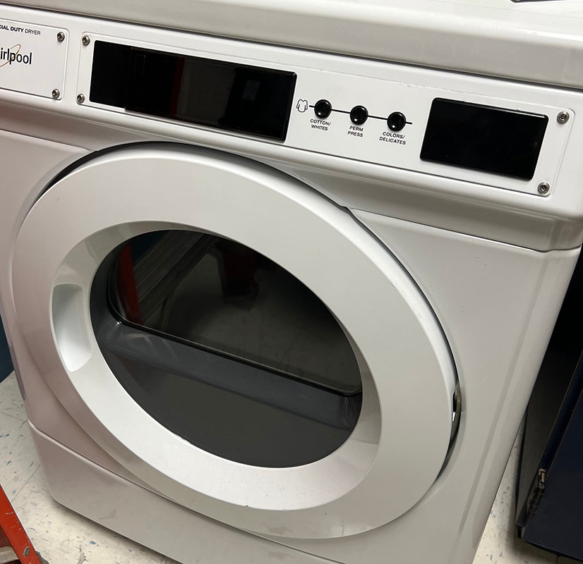 A Whirlpool program brought a washer and dryer
to MacArthur Elementary School.