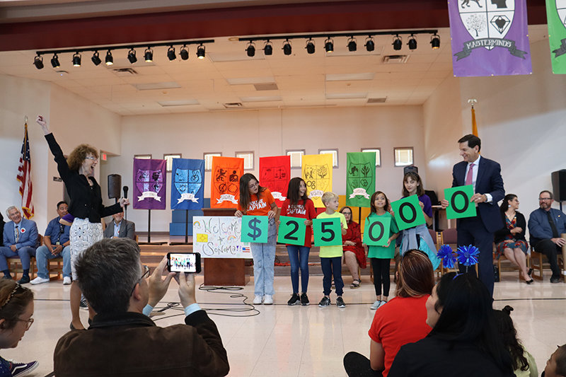 Sonoma Elementary School fourth-grade teacher Christopher Nuñez received $25,000 last week as one of 40 elementary educators to receive this year’s Milken Award.