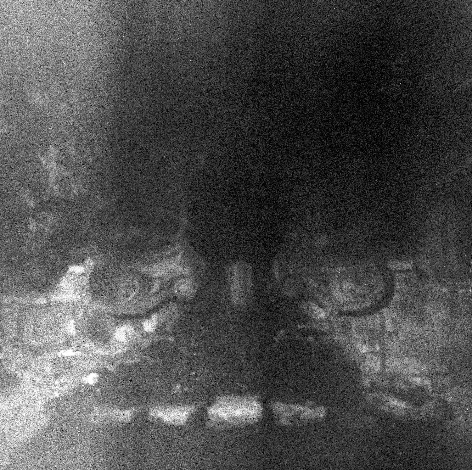 “Fountain Portal” by Maryssa Rose Chavez, 2022 black and white film image taken near San Antonio, Texas.