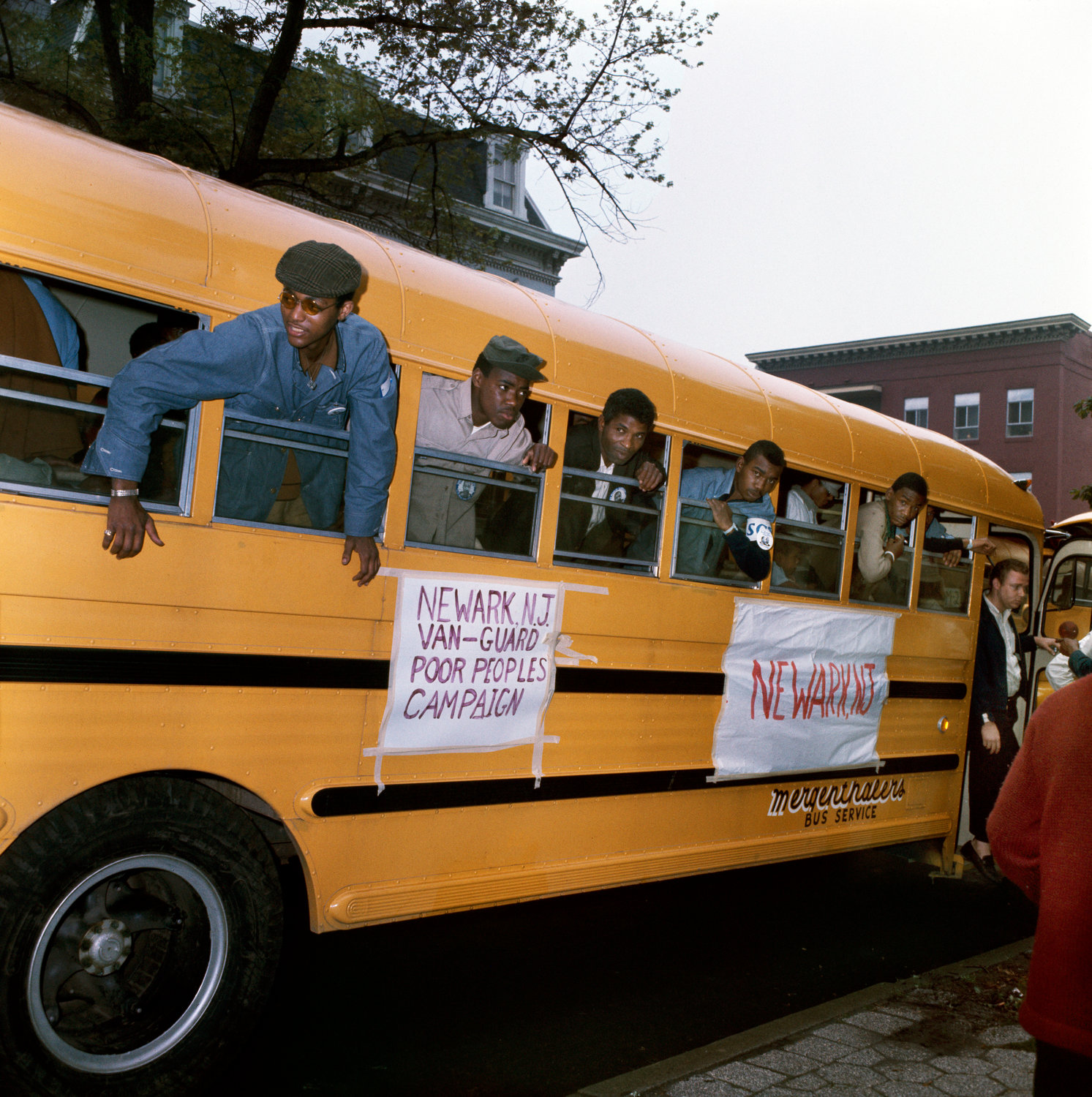 Branigan Cultural Center’s City of Hope exhibition: A caravan bus from Newark, New Jersey.