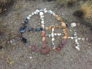 The medicine wheel rock art that started it all.