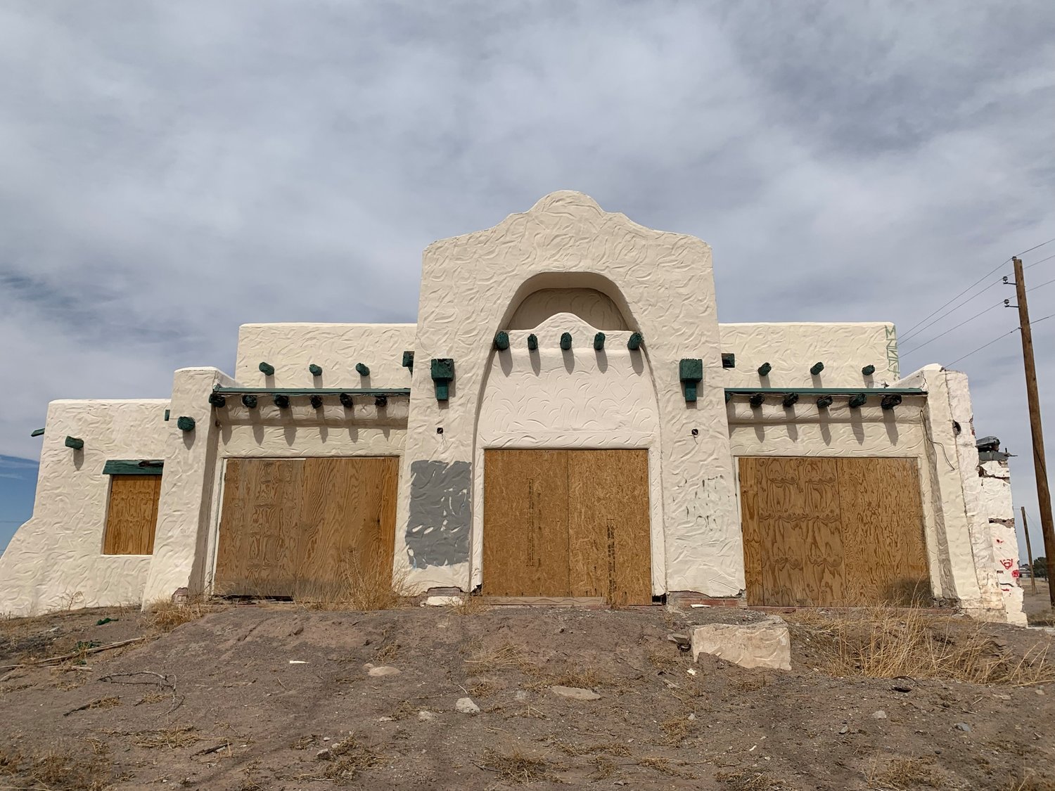 The Las Cruces Country Club clubhouse, originally designed in 1929 by Henry Trost has been the source of debate regarding its demolition.