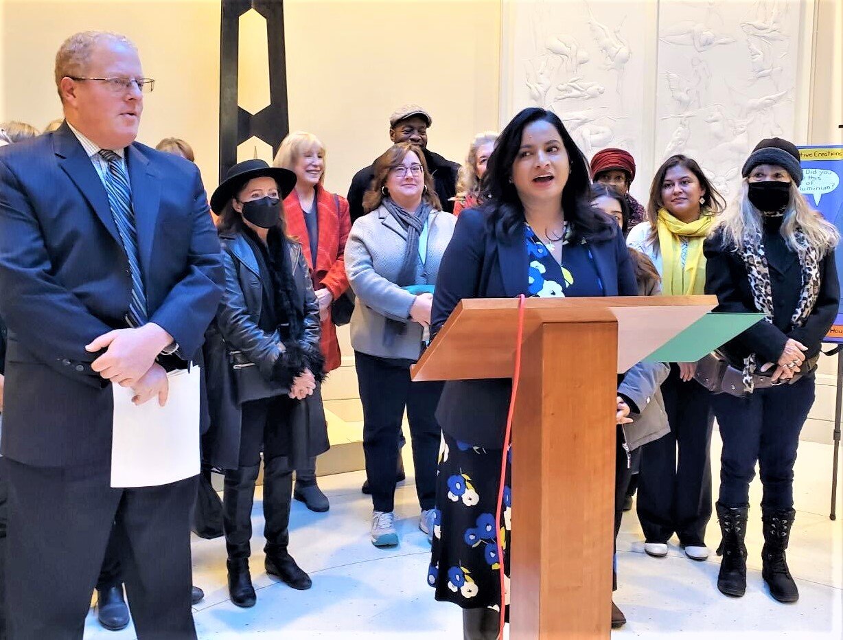 New Mexico State Rep. Reena Szczepanski, D-Santa Fe, and state Sen. Jeff Steinborn, D-Doña Ana, introduced House Bill 8 to establish a Division of Creative Industries in the New Mexico Economic Development Department.