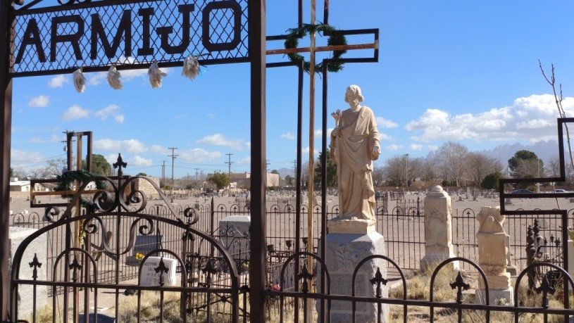 The Armijo family plot in San Jose Cemetery.