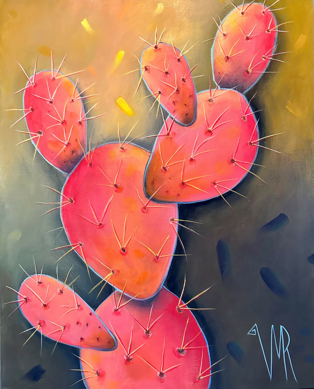 Winter Cactus II by Virginia Maria Romero