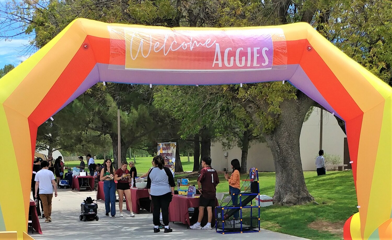 Events, activities and education awaited incoming freshmen at New Mexico State University Aug. 12-13.