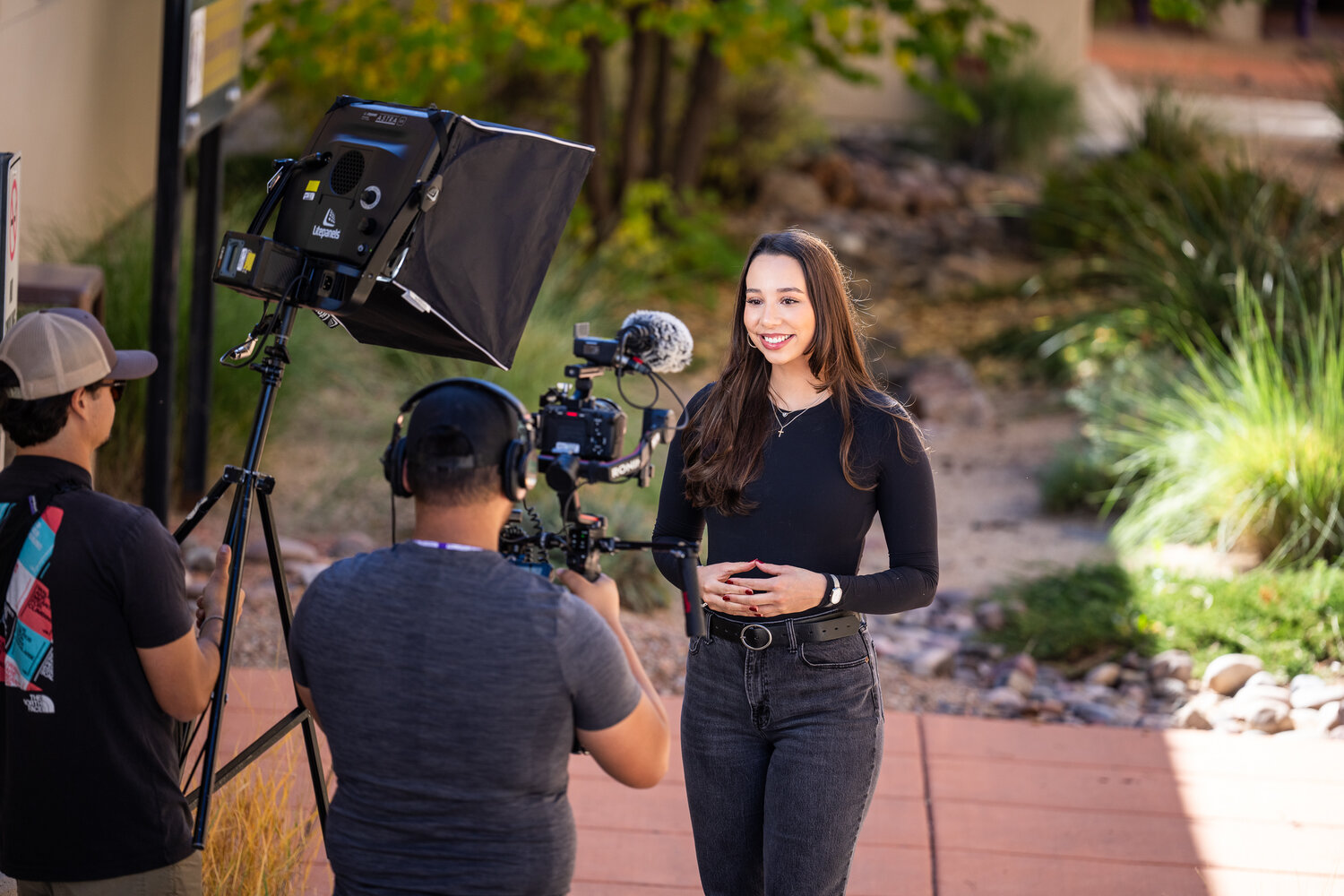 A production crew from “The College Tour” wrapped up filming on the WNMU campus, November 10, 2023. WNMU is the first university in NM to be featured on the show.