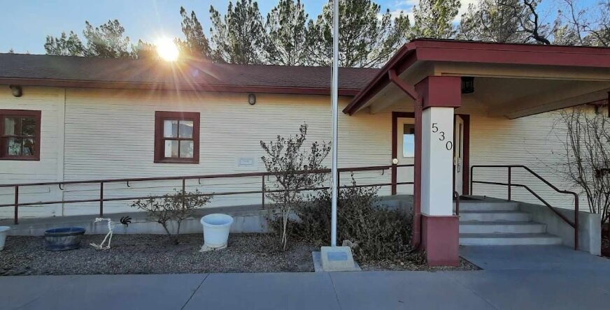 The Hatch Public Library is housed in a former train depot that was moved to its location off N.M. Hwy. 185 in the late 1980s.