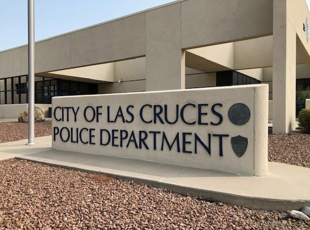 The exterior of a Las Cruces Police Department station.