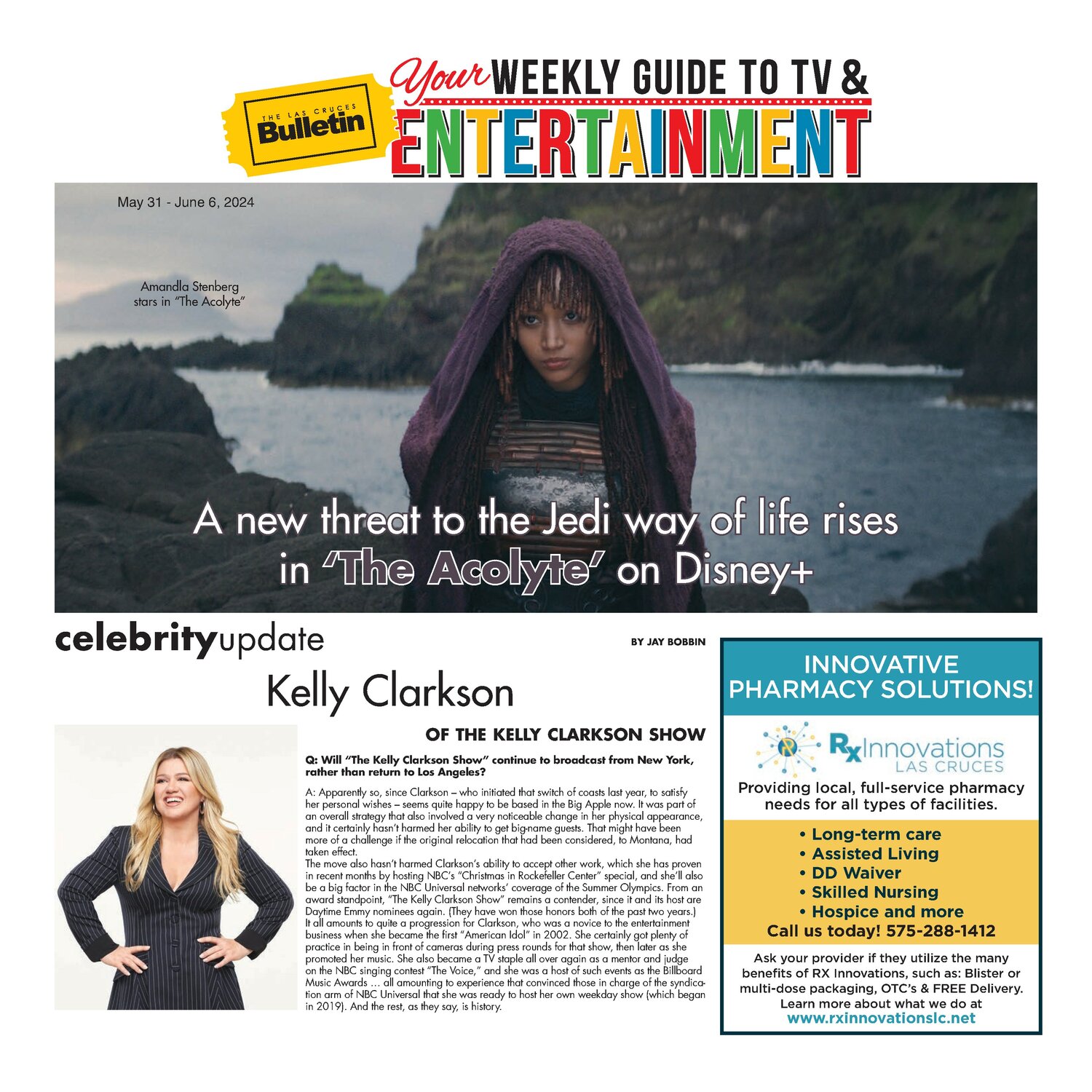 05/31/24 TV-ENTERTAINMENT GUIDE WEEKLY | Las Cruces Bulletin