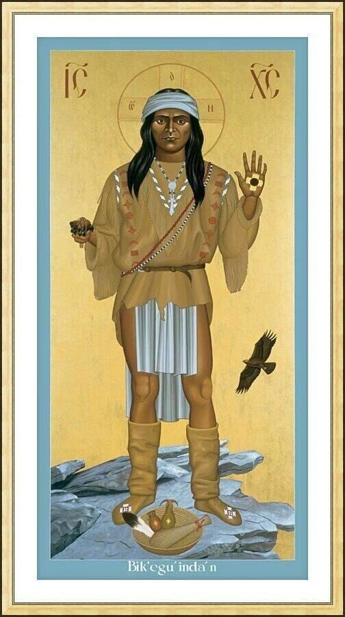 Apache Christ icon, by Robert Lentz OFM