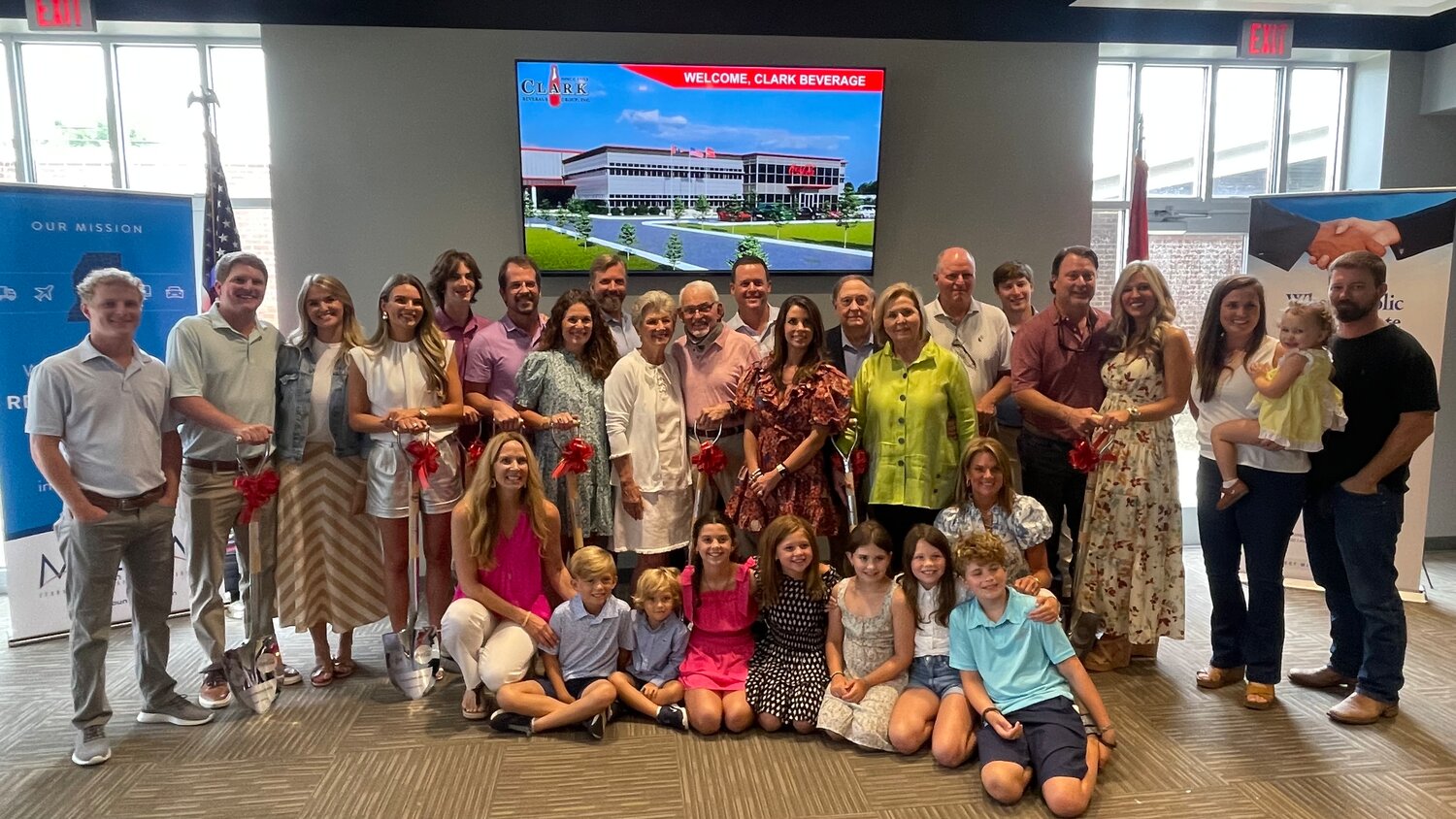 Clark Beverage holds groundbreaking