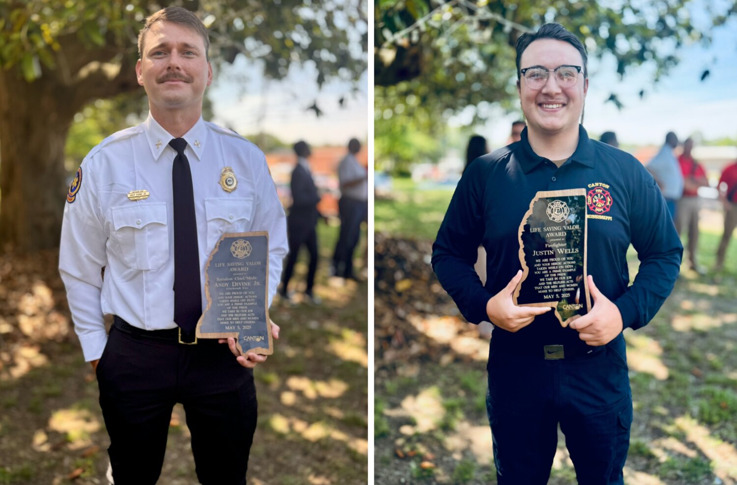 Firefighters honored for heroism