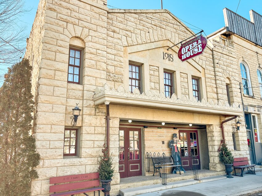 The famous Mantorville Opera House, established in 1918.