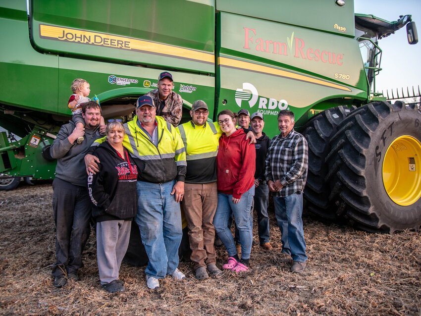 Our volunteers and assisted farm family enjoyed a lovely sunset meal in the field last night, thanks to local Anheuser-Busch distributor - College City Beverage, Inc. of Dundas, MN. It was a great chance to get to know one another, as our crew continued their harvest assistance efforts for this wonderful family operation. Thank you, College City Beverage, for this generous support!