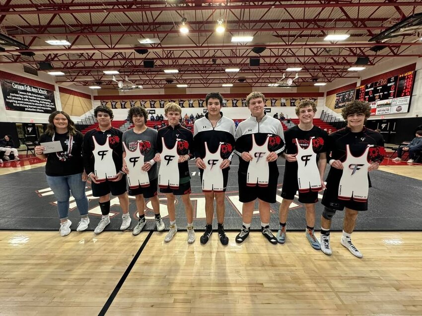 Senior Night at CF/Randolph wrestling 2/1/24.