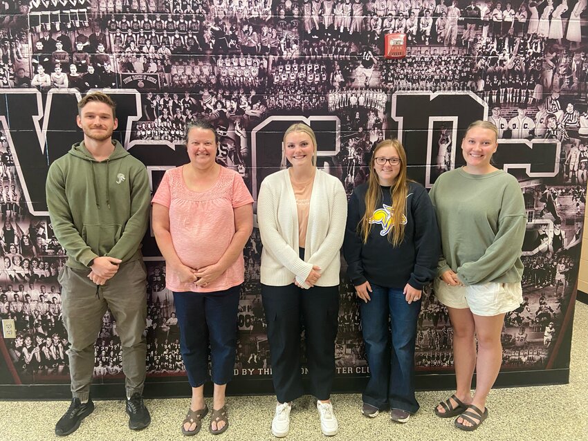 L to R: Jack Hager, Julie Fuchs, Karlyn Buchanan, Katie Fitzgerald, Caroline Gosse