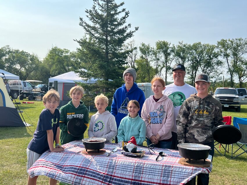 L-R: Karsten Romfo, Patrick Thoms, Charlie Thoms, Ben Dierks, Reese Holz, Abby Tipton, Eric Dierks, Reed Holz