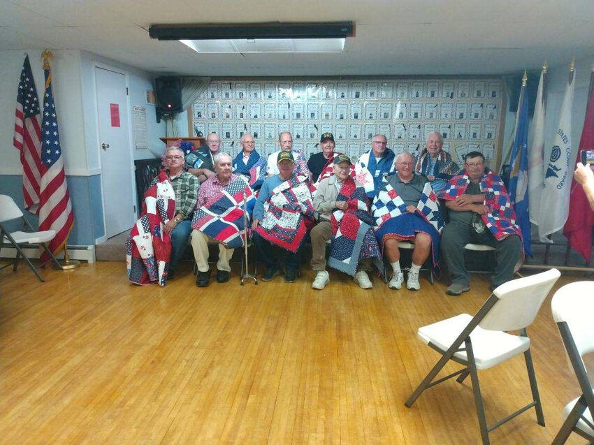 Quilts of Valor recipients