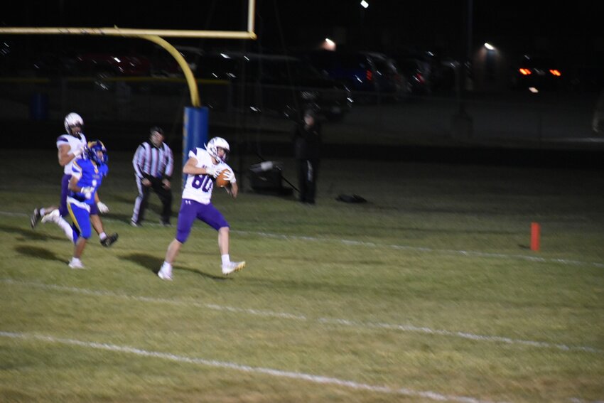 Wildcat Henry Casswell with the catch in the end zone! TOUCHDOWN!