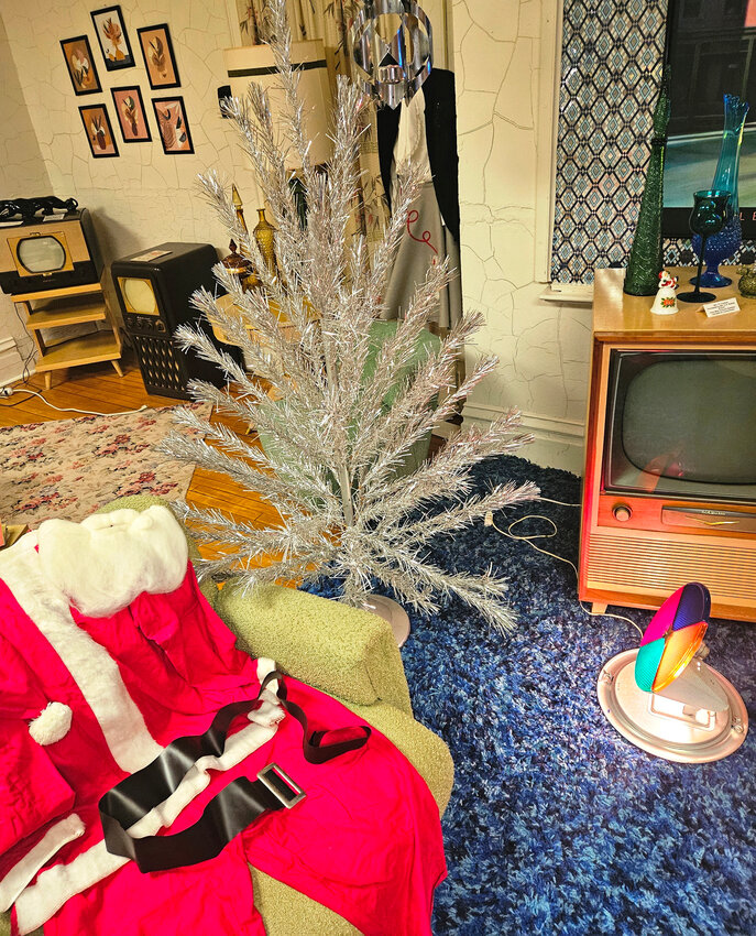 Aluminum Christmas trees like the one from the WCHS, were all the rage from the mid 50's to the mid 60's.