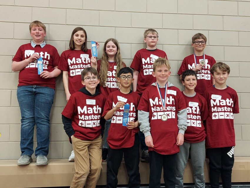Front Row:  Clayton Klug, Bryce Blanchard, Max Becker, Rafael Jara, and Corbyn Wutschke  Back Row:  Zander Van Zuilen, Harper Matejcek, Izzy Axt, Corbyn Wutschke, and Bentley Kunz