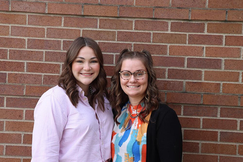 Pictured (L to R): 2025 Minnesota Farm Bureau Interns Katie Radman and Katie Thome