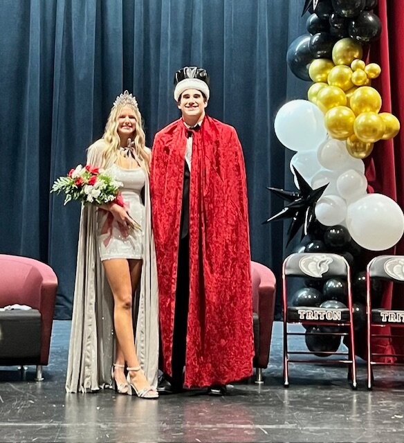 Homecoming Coronation: King: Mason Bills, Queen: Nola Behne