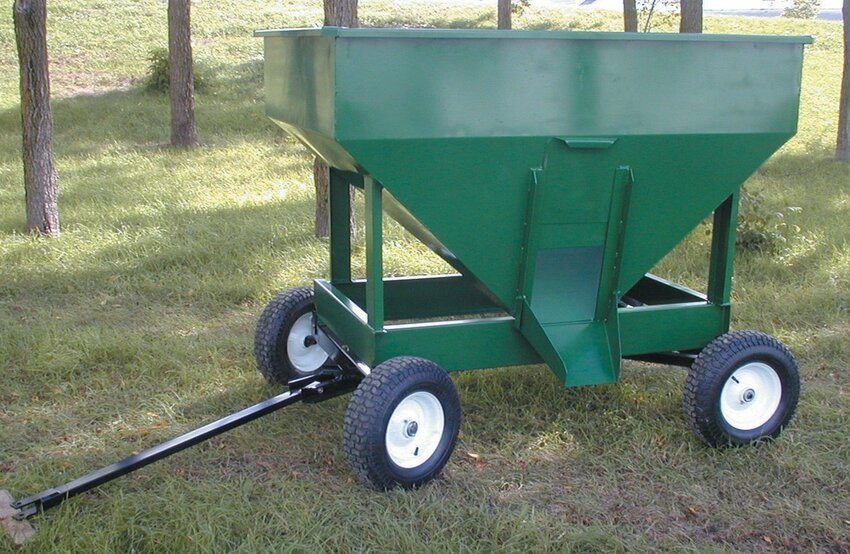 A small gravity box wagon similar to the one Emery used on the Kleven farm in the 1960's and 70's
