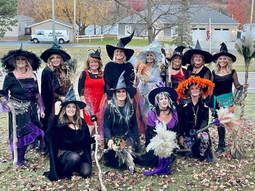 Do you recognize any of the local women participating in the Witches of Lake Zumbro fundraiser benefiting the Lake Zumbro Improvement Association?
