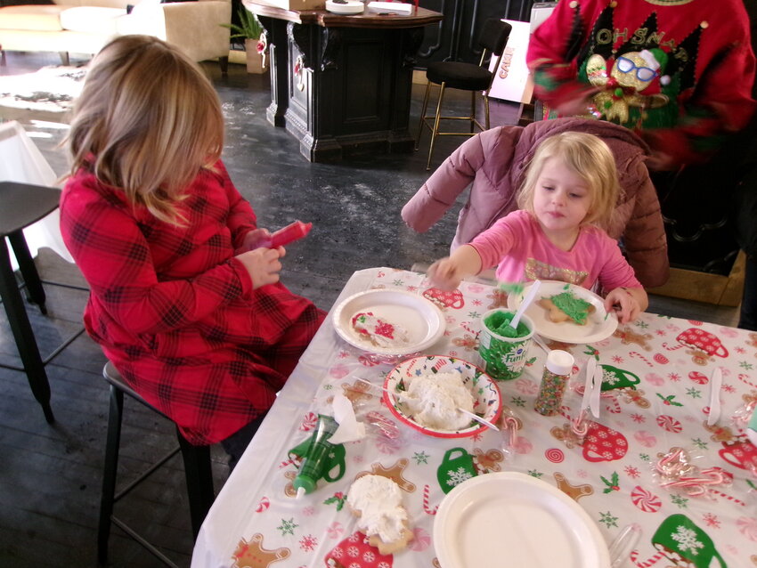 Gold Door Realty hosted  cookie decorating for kids and letters to Santa