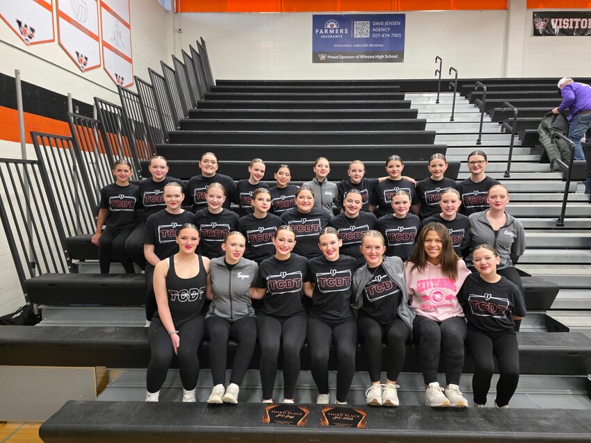 DANCE: (L to R) Lily Bulow, Scarlett Kruckeberg, Brooklyn Mechtel, Harmony Spencer, Izabella, Ortiz, Addelyn Marquardt,  Harper Jeter, Avery Landsteiner, Kenzie Milner, Haley Reid, Emma Kruckeberg, Jessica Hukee, Keanna Johnson, Aubrey Laue, Faithann Barnett, Kayleah Dupey, Blakley Hanegraaf, Gabriella Nordstrom, Gracelyn Grzybowski Schwering, Teagan Spencer, Kate Hodge, Topanga Spencer, McKenzy Purinton, Kaliyah Eckhoff, Anya Klein