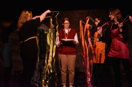 Sydney Naze (Yellow), Angel Mata Colin (Green), Christine Pearson (Orange), Emmit Burt (Purple), Lincoln Johnson (Pink), Director Karen Kleinwort