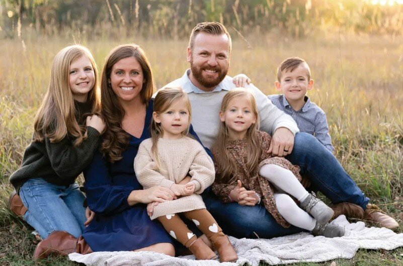 Dr. Ackerson with his family
